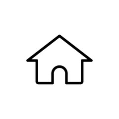Home icon vector illustration. House sign and symbol