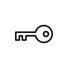 Key icon vector illustration. Key sign and symbol.