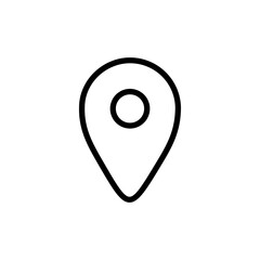 Pin icon vector illustration. Location sign and symbol. destination icon. map pin