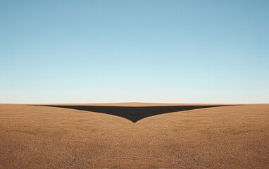 Obraz premium Expansive Cotton Field Under Clear Blue Sky