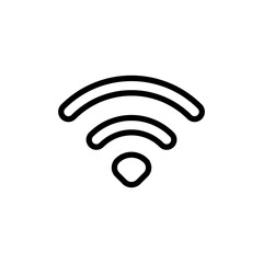 Wifi icon vector illustration. signal sign and symbol. Wireless  icon