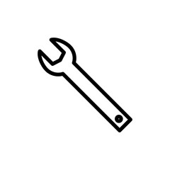 Wrench icon vector illustration. repair icon. tools sign and symbol