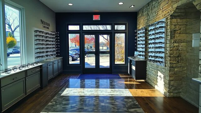 Modern Optometry Shop Interior Design