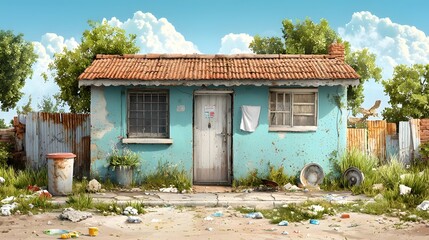 A clean simple highlighting the critical risk factors that contribute to cholera outbreaks particularly in developing regions with poor sanitation infrastructure and access to clean water