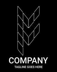 Outline Letter F Logo Minimalist vectors. This design is suitable for t-shirt, gamer, sports, construction, architecture, baseball, basketball, motorsport, sports car, motocross, etc. Uppercase logo.