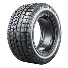 Obraz premium High-Performance Rubber Tire for Automotive Excellence: Maximize Vehicle Traction, Safety, and Fuel Efficiency on Any Road Surface