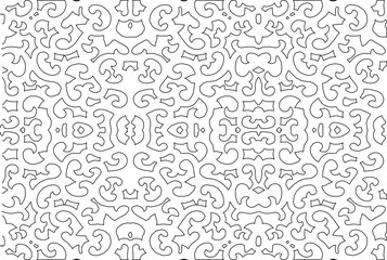 sketch vector illustration design ornament decoration background pattern seamless batik ethnic traditional vintage classic