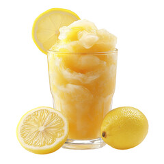 Refreshing Lemon Slushie: The Perfect Summer Drink with Organic Citrus and Ice