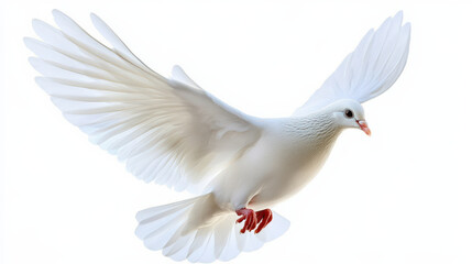 Obraz premium White Dove isolated