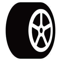 タイヤのアイコン © あんころもち(ankomando)