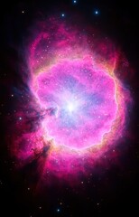 Generate a mesmerizing and vibrant image of a colorful space galaxy cloud nebula