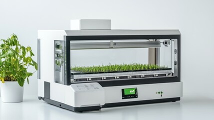 Fototapeta premium Lab Plant Growth Chamber for Controlled Environment.