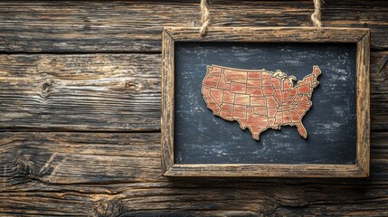 Detailed map of the united states highlighting key regions and states for geographic analysis and educational purposes