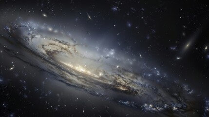 Fototapeta premium Starry_background_Star_galaxy_black_galactic_background