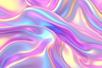 Obraz premium Stunning Iridescent Fabric Texture Design