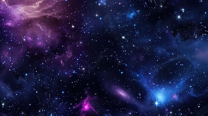 Obraz premium Star_space_galactic_background