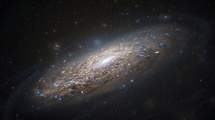 Fototapeta premium _Star_galaxy_black_galactic_background_