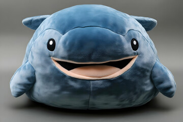 Fototapeta premium Cute Stuffed Whale Plush Toy
