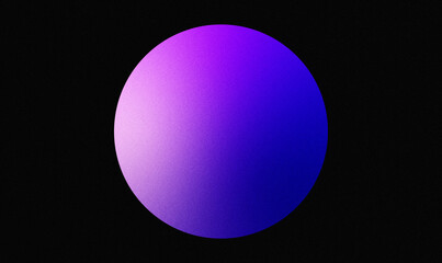 neon gradient pastel orb glowing