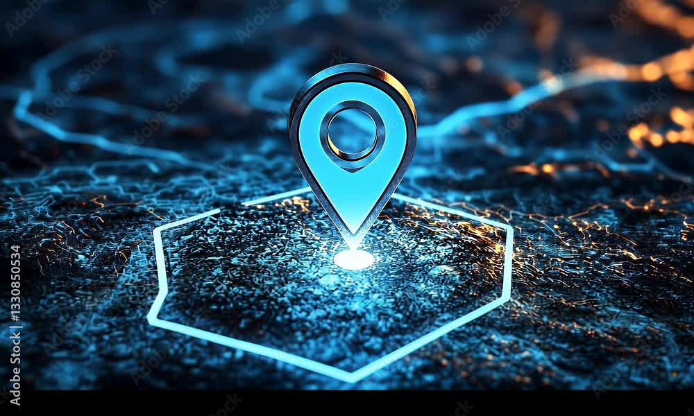 Poster digital location marker