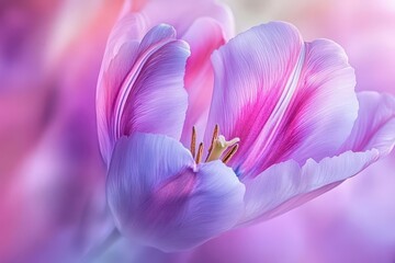 Vibrant Spring Tulip Festival in Bloom with a Burst of Color and Natural Grace for Premium Botanical Stock Photography