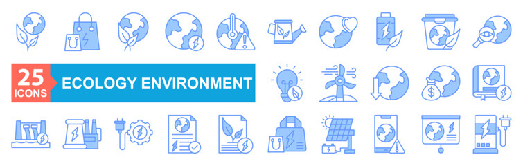 Ecology Environment Icon Sheet Planet Earth, Recycle Bag, Green Earth, Ecology, Global Warming, Watering Can, Save The World, Eco Battery, Trash, Environment, Electric Station, Eco Light, Wind Turbine