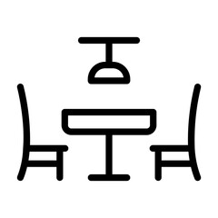 dining room Line Icon