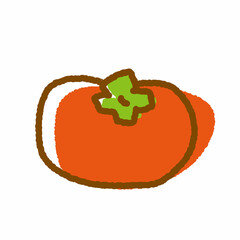 柿のゆるいイラスト