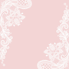 Frame floral seamless paper ornamental pattern fabric 