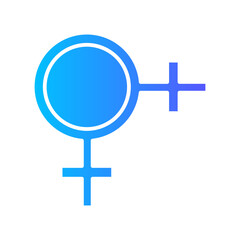 Fototapeta premium homosexual gradient icon