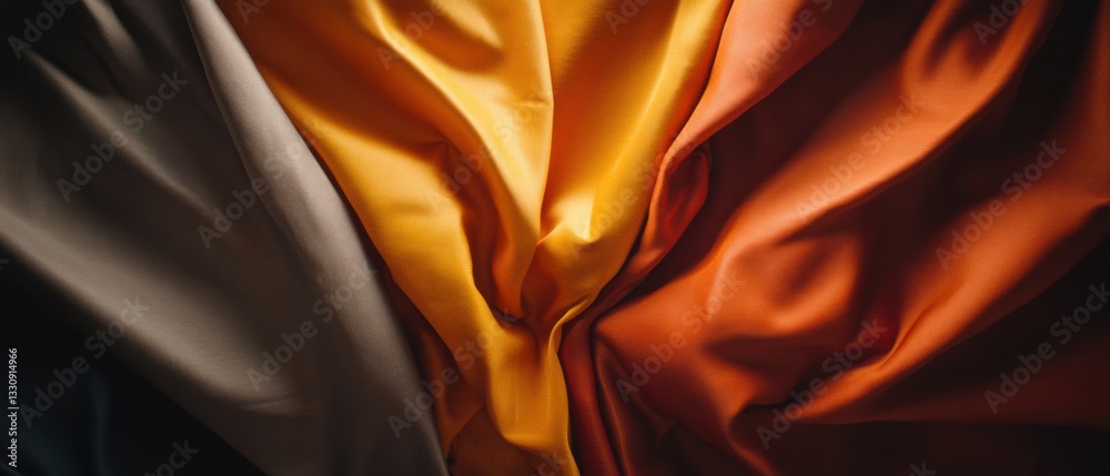 Poster fluid flame dynamics abstract textile texture exploration in cinematic chiaroscuro - modern design i