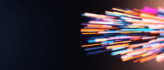 Quantum Velocity Hyper-Dynamic Digital Flow Visualization - Next-Gen AI Data Transmission Aesthetic for Innovative Tech Branding