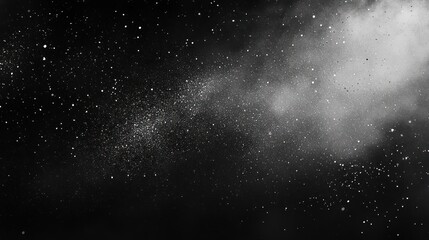 Fototapeta premium Celestial Night: A Cosmic Dance of Stars and Nebulae