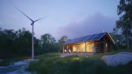 Eco-Friendly Cabin Retreat: Sustainable Living in Nature's Embrace