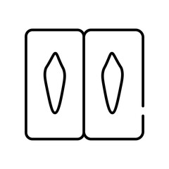 suppositories line icon