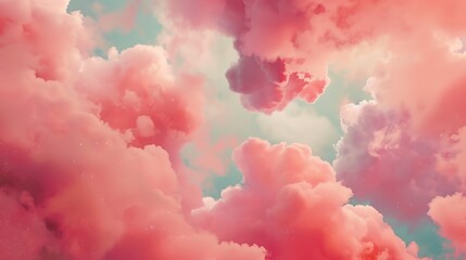 Fototapeta premium Pink_clouds_Clouds_Colorful_Abstract_background