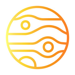 mars Line Gradient Icon © Darwin Mulya