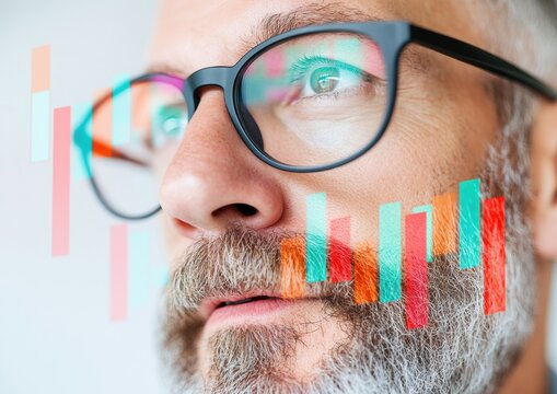 Digital Finance Revolution Immersive Data Visualization for Global Investment Strategy - Augmented Analytics Empowering Professional Decision-Making in Multicurrency Markets - Powered by Adobe