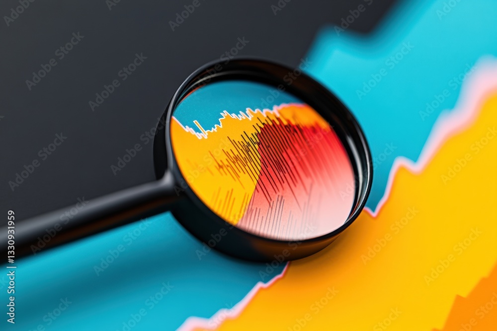 Poster Emerging Market Intelligence Precision Analytics Through Vibrant Data Visualization, Magnifying Strategic Insights for Global Financial Transformation
