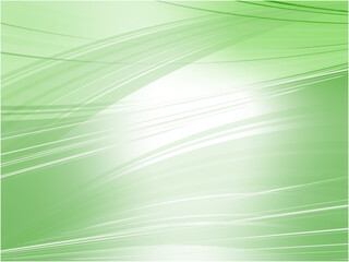 アブストラクトな波模様の背景素材_ライトグリーン