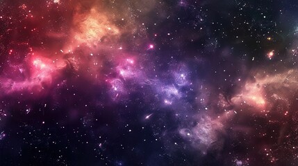 Fototapeta premium Colorful_galaxy_space_galactic_background