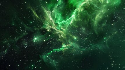 Green_nebula_green_galactic_background