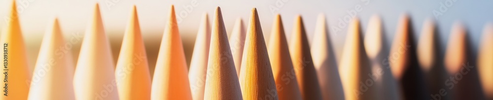 Aufkleber Gradient Corporate Hierarchy Visualization Minimalist Color Spectrum Symbolizing Organizational Progression, Strategic Leadership, and Inclusive Team Dynamics