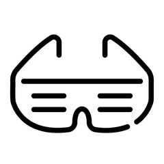 glasses Line Icon