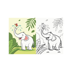 Kids Coloring Book For Amazon KDP 2-6 years