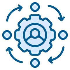 Obraz premium Change Management Icon