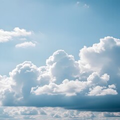 beautiful blue sky with clouds background, Beautiful blue sky with radiant sun and fluffy clouds, white cloud on blue sky