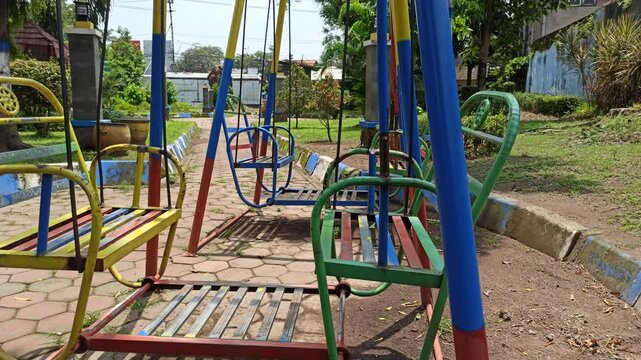 simple swing in the park
