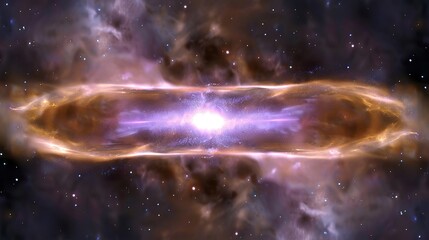 Obraz premium Cosmic_nebula_Galaxy_nebula_Colorful_Abstract_