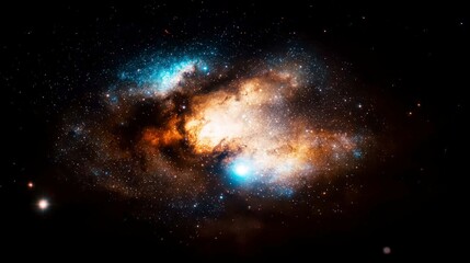 Celestial Tapestry  Cosmic Nebula  Starfield  Galaxy  Space Background